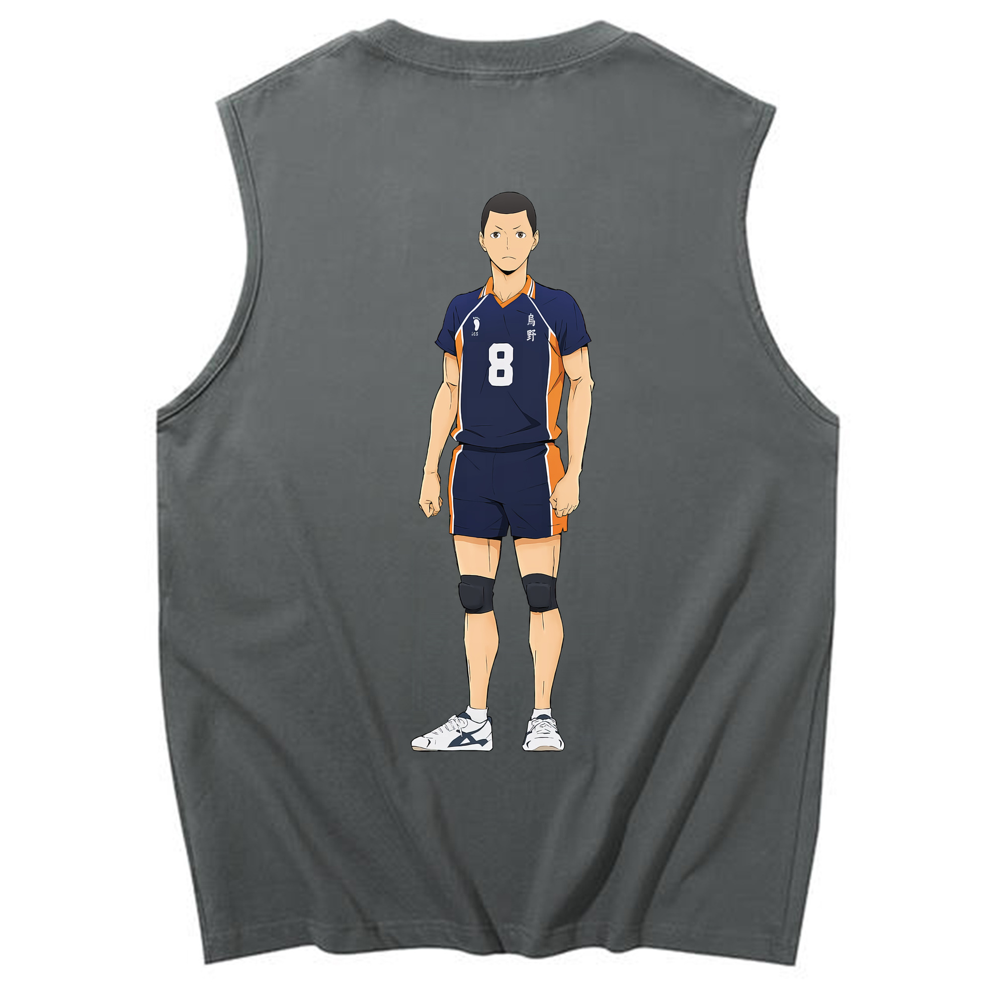 （画像用） ハイキュー!! Haikyu!! コットン100％タンクトップ（背面プリント）